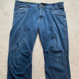 KUHL Men's RIOT Jeans Vintage Patina Dye 40x32 EUC
